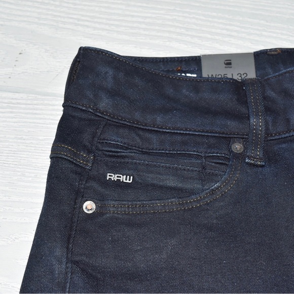 Sale! G-Star RAW Shape High super skinny jeans Rinsed color size 25/32 - Picture 8 of 12